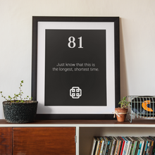 Load image into Gallery viewer, The Daily Dad prints are the perfect gift for that avid Daily Dad supporter. Pick your favourite piece of advice, pick the size and you're on your way.